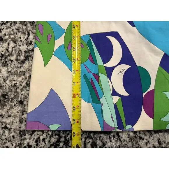 Emilio Pucci Multicolor Abstract Print Knee-Length Dress Multicolor Sz 8 Italy - Picture 4 of 7